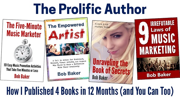 Prolific Author: How I Published 4 Books in 12 Months